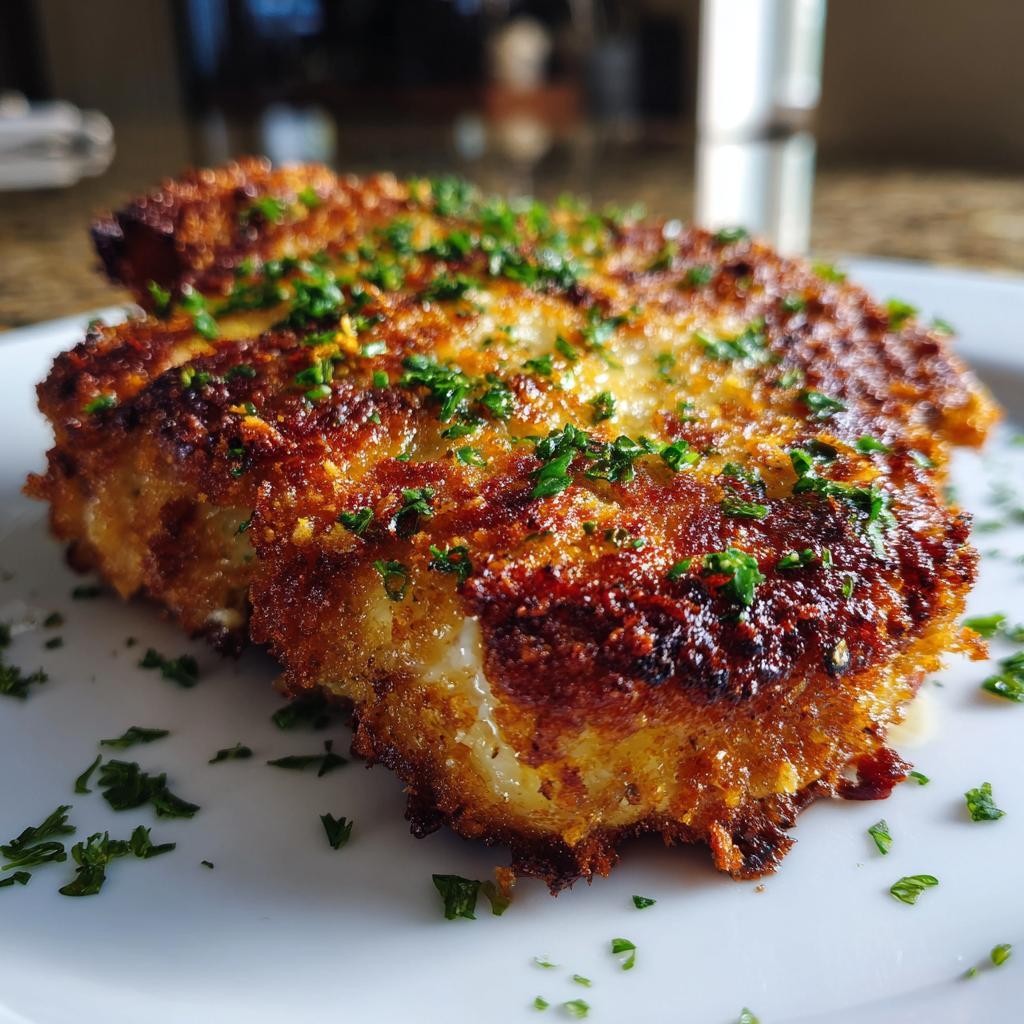 Airfryer Knoflook Parmezaan Krokante Varkenskoteletten - detail 1