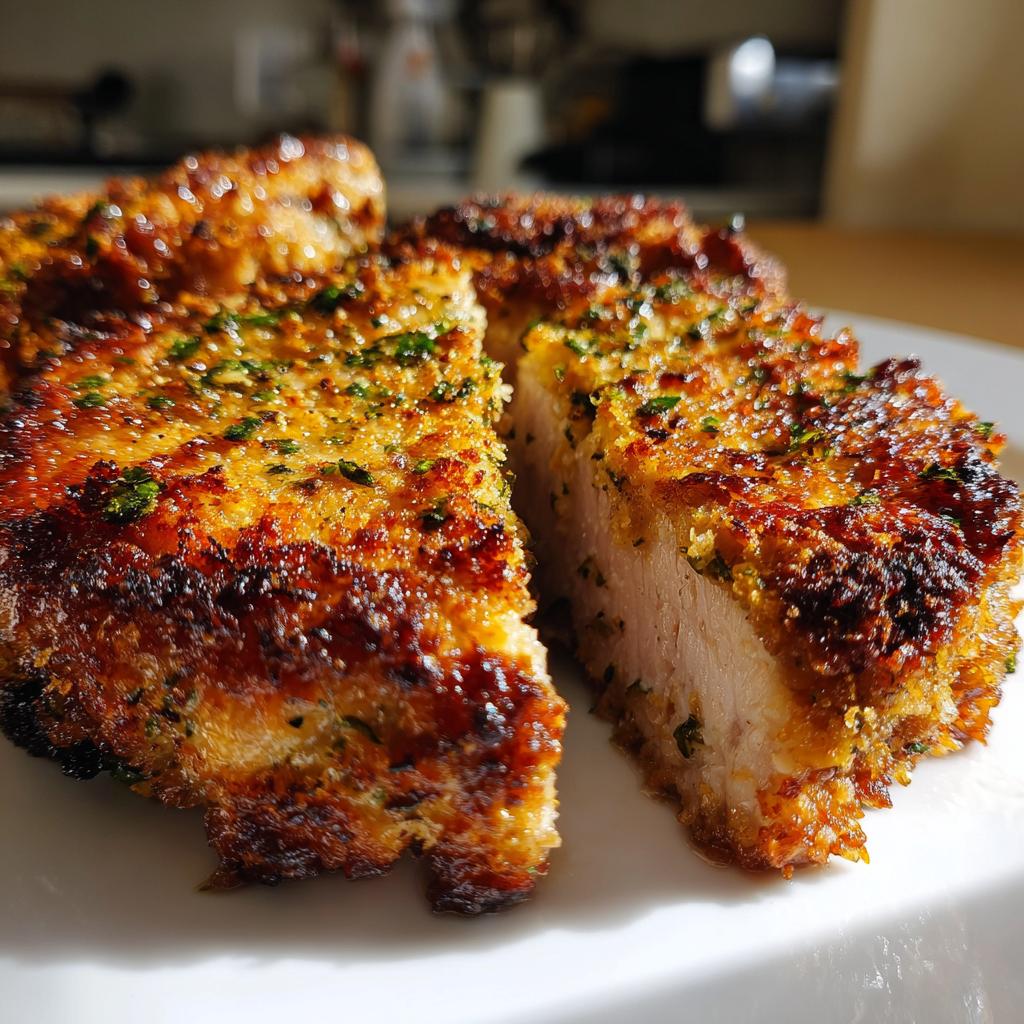 Airfryer Knoflook Parmezaan Krokante Varkenskoteletten