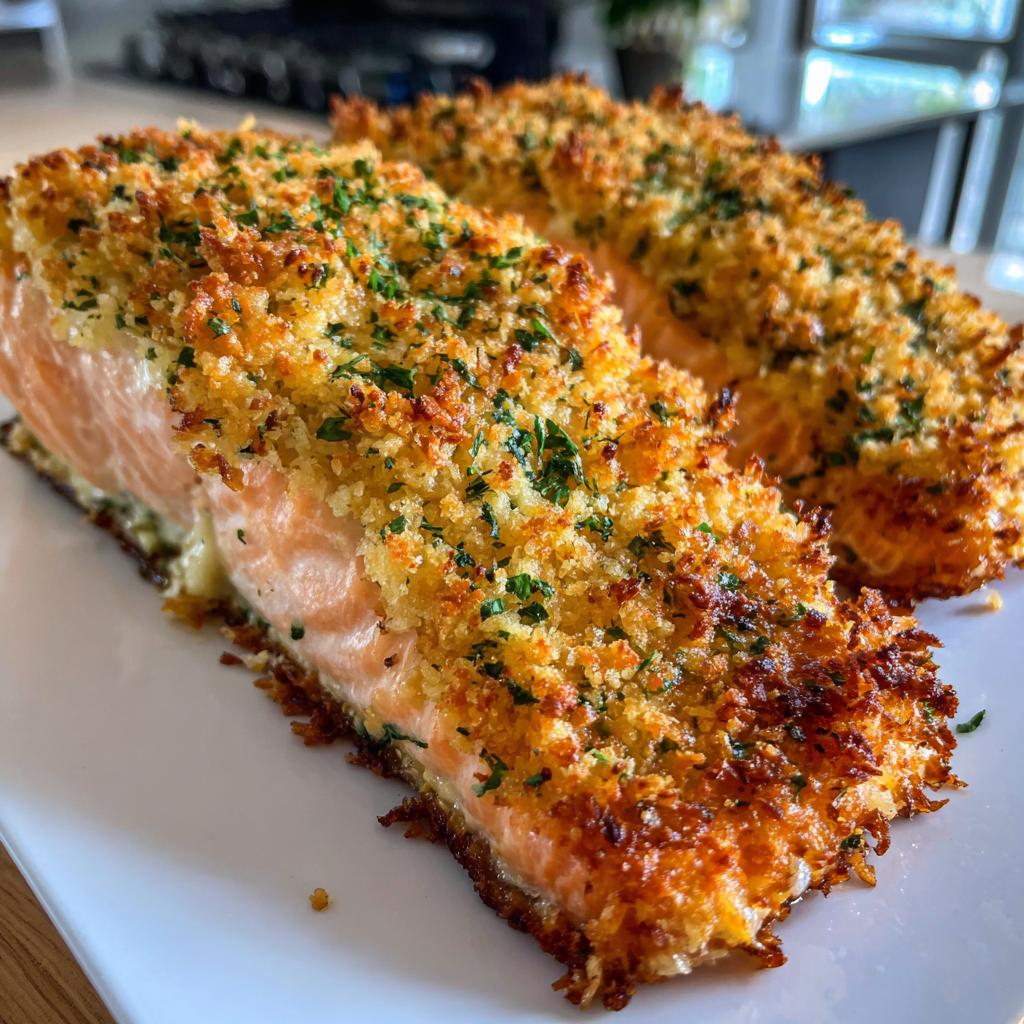 Airfryer Krokante Parmezaan Zalm