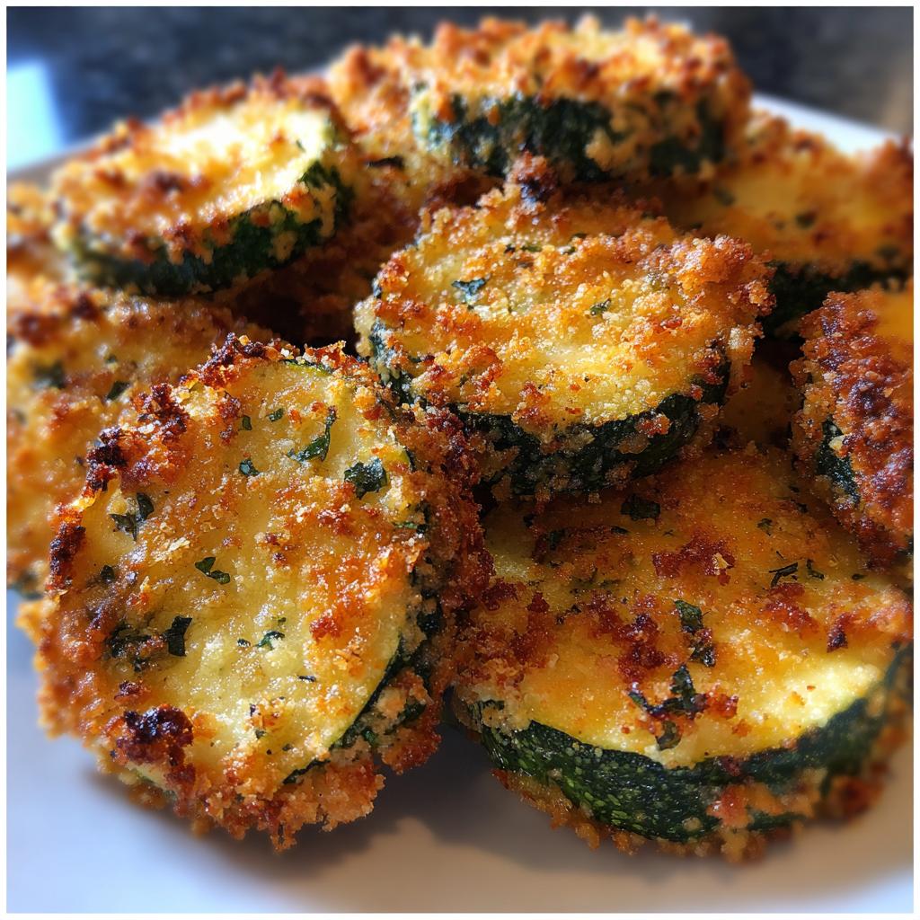 Airfryer Parmezaan Krokante Courgetteplakjes - detail 1