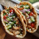 Mediterrane kip pita pockets