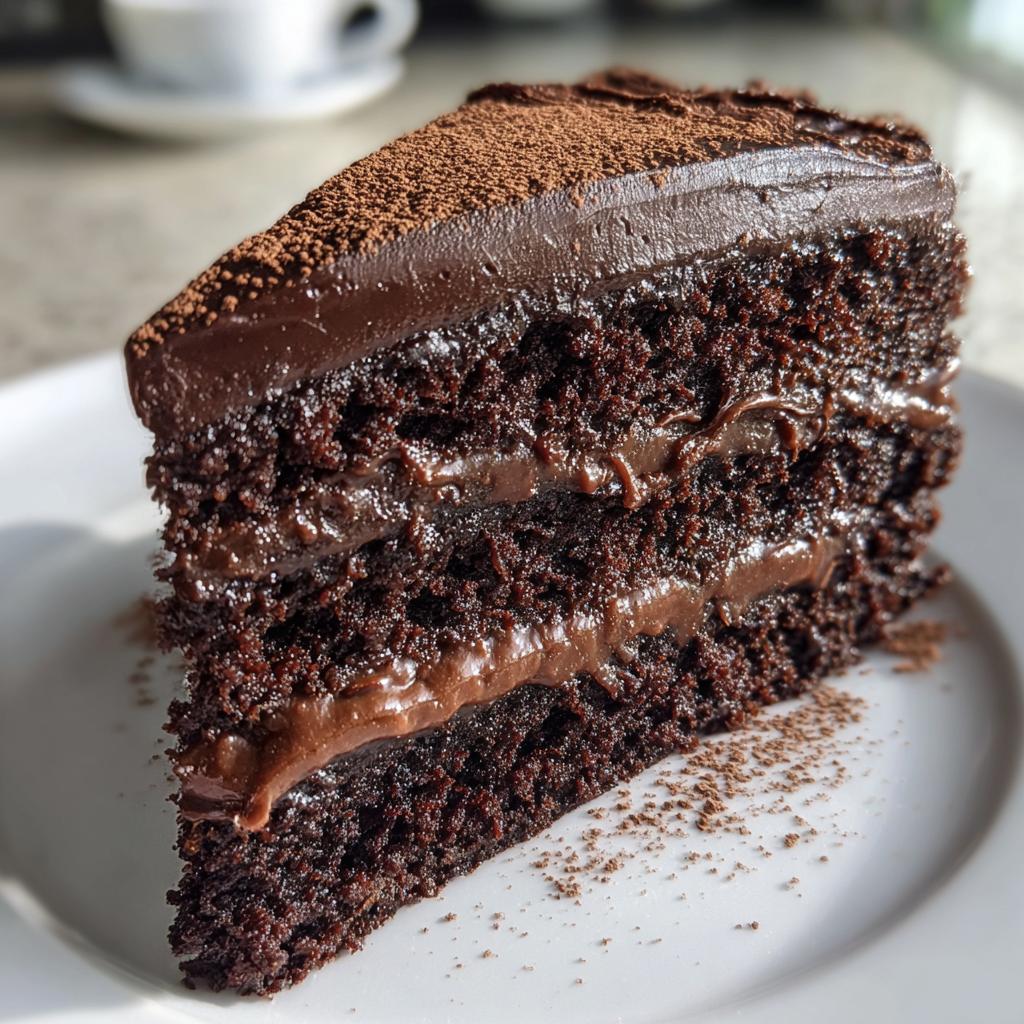 chocolate cake - detail 1