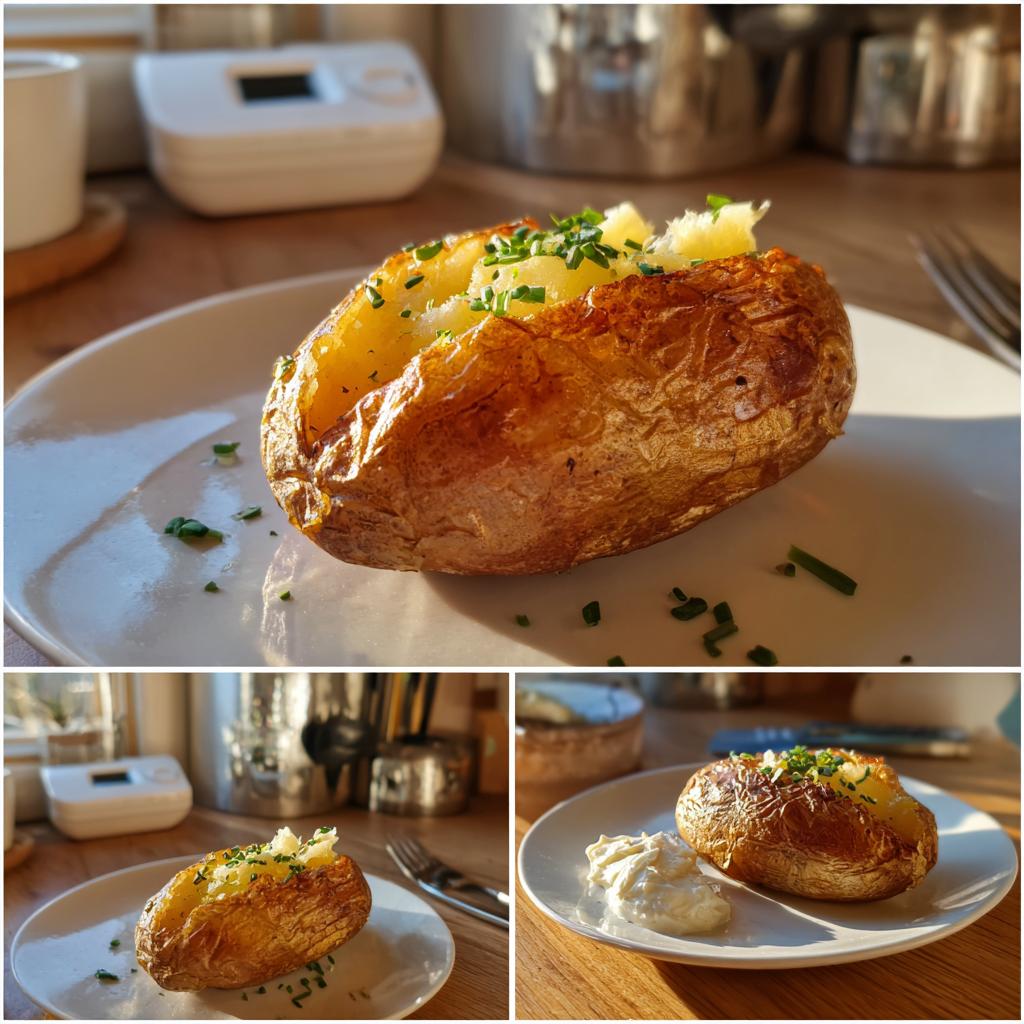 gepofte aardappel in de airfryer - detail 1