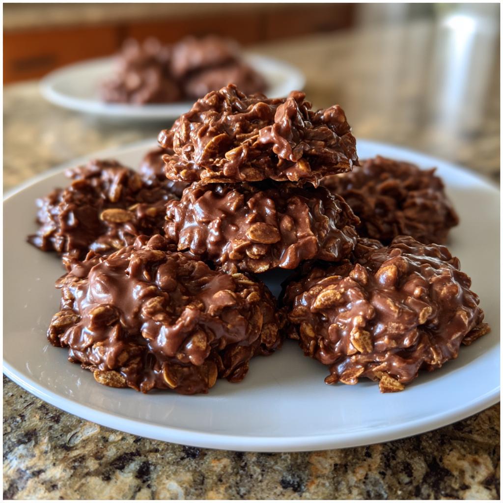 no bake cookies - detail 1