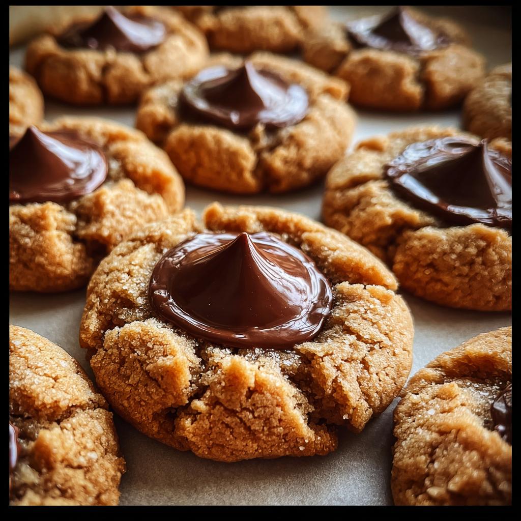 peanut butter blossom cookies - detail 1