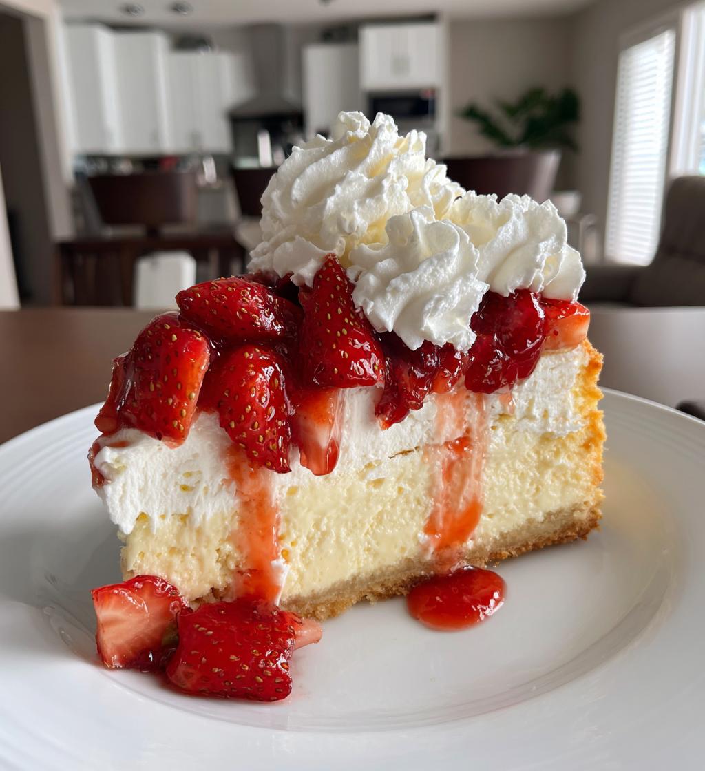 Aardbeien Shortcake Cheesecake