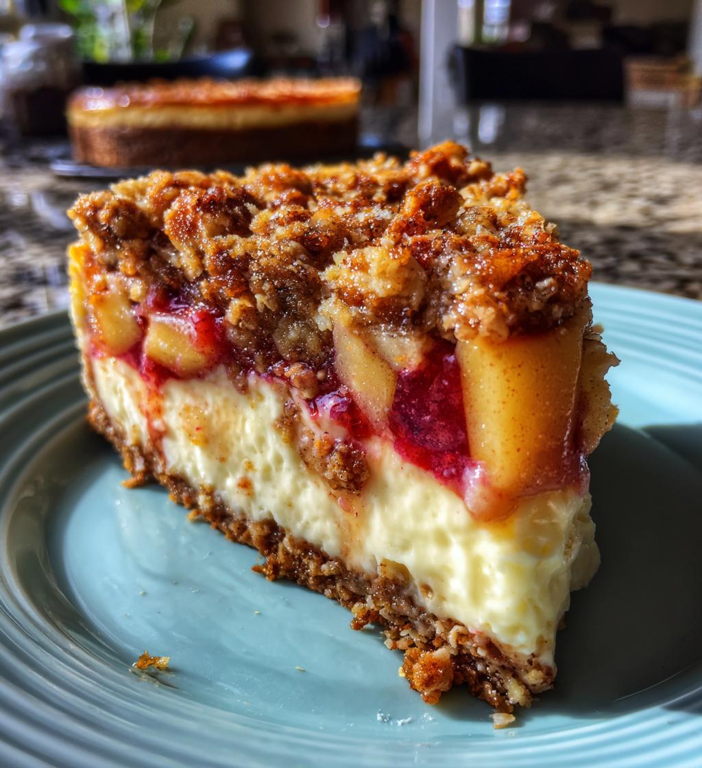 Appel Crisp Cheesecake - detail 1