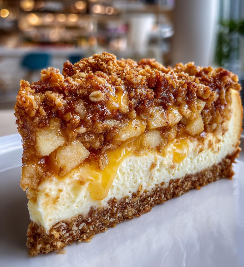 Appel Crisp Cheesecake
