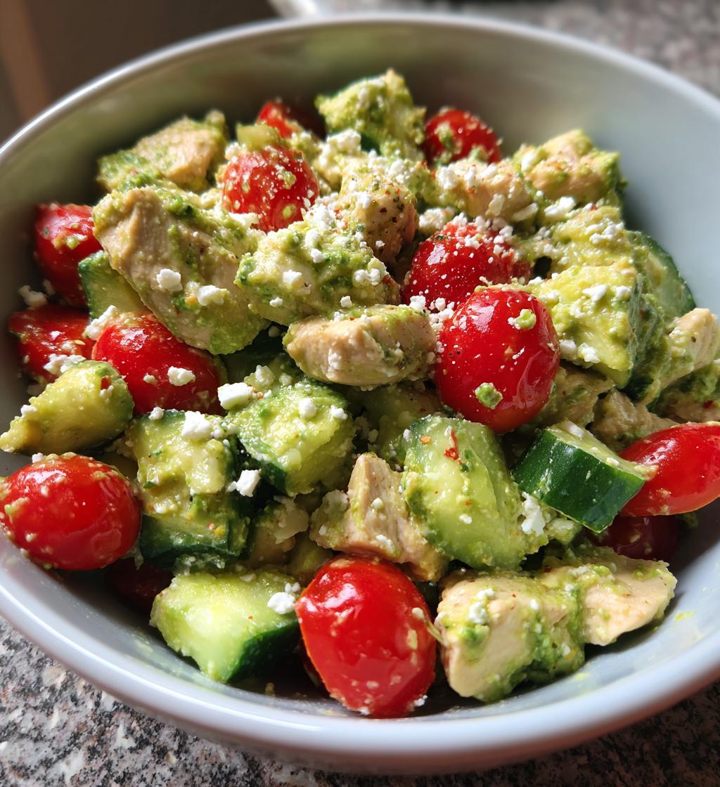 Avocado Kipsalade - detail 1
