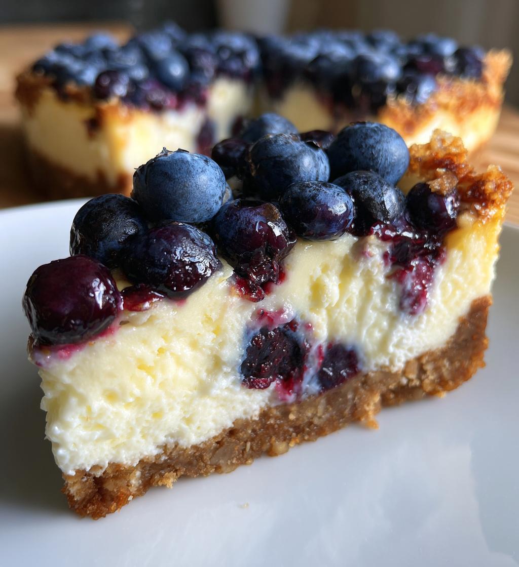 Bosbessen Cheesecake - detail 1