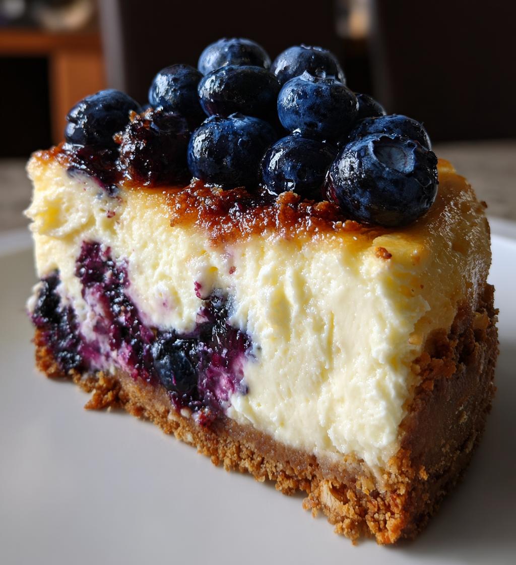 Bosbessen Cheesecake