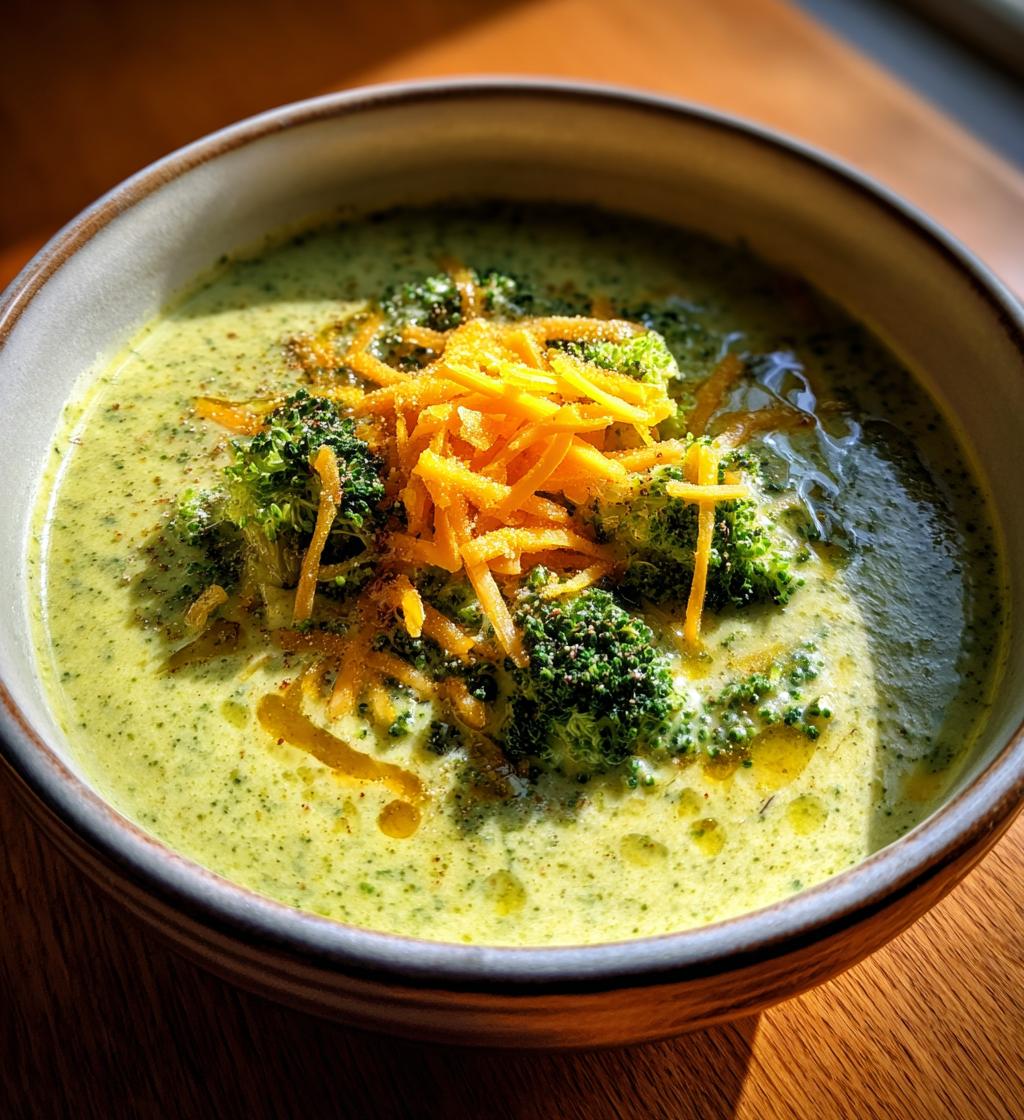 Broccoli Cheddar Soep
