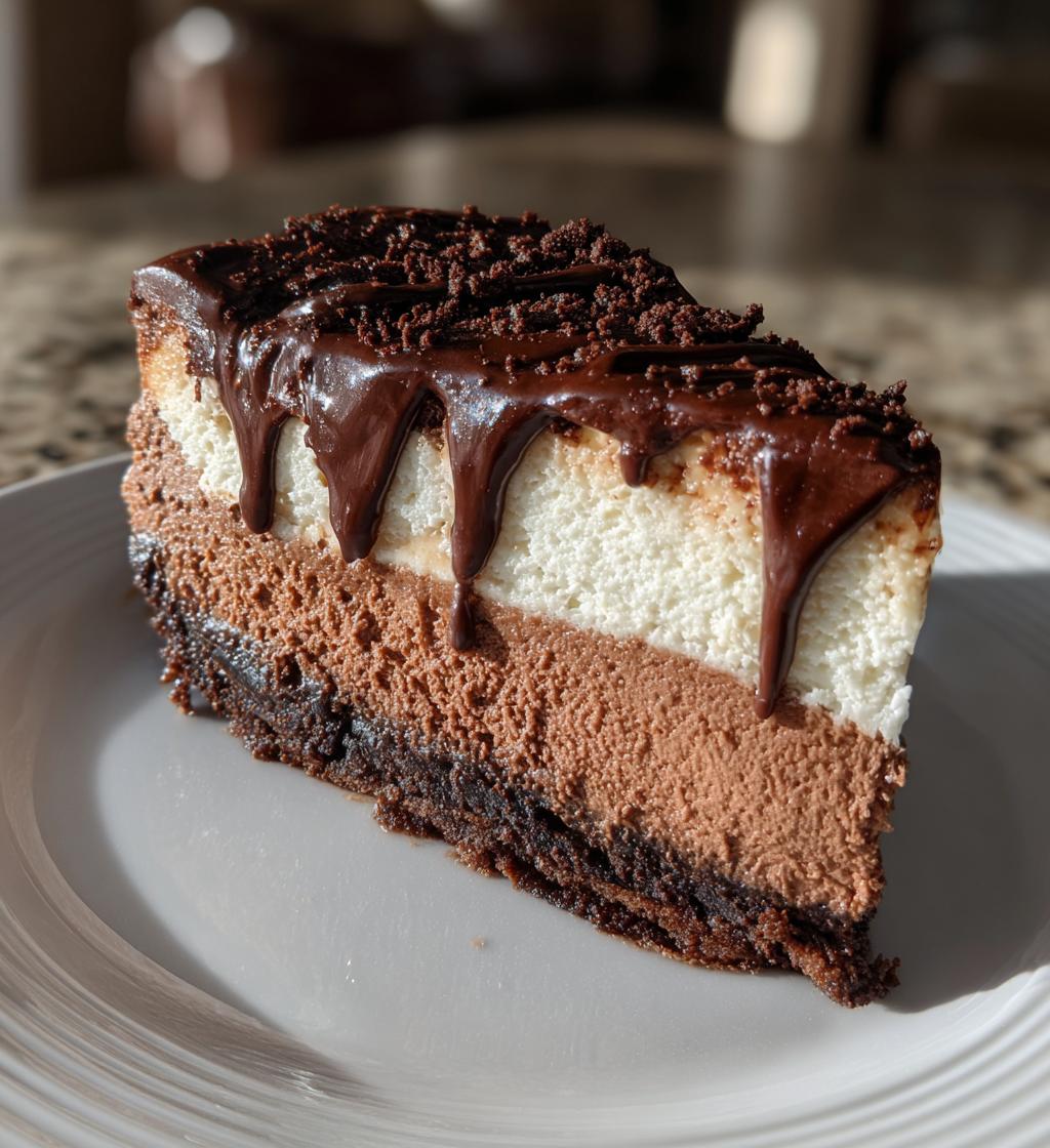 Chocolade Mousse Cheesecake - detail 1