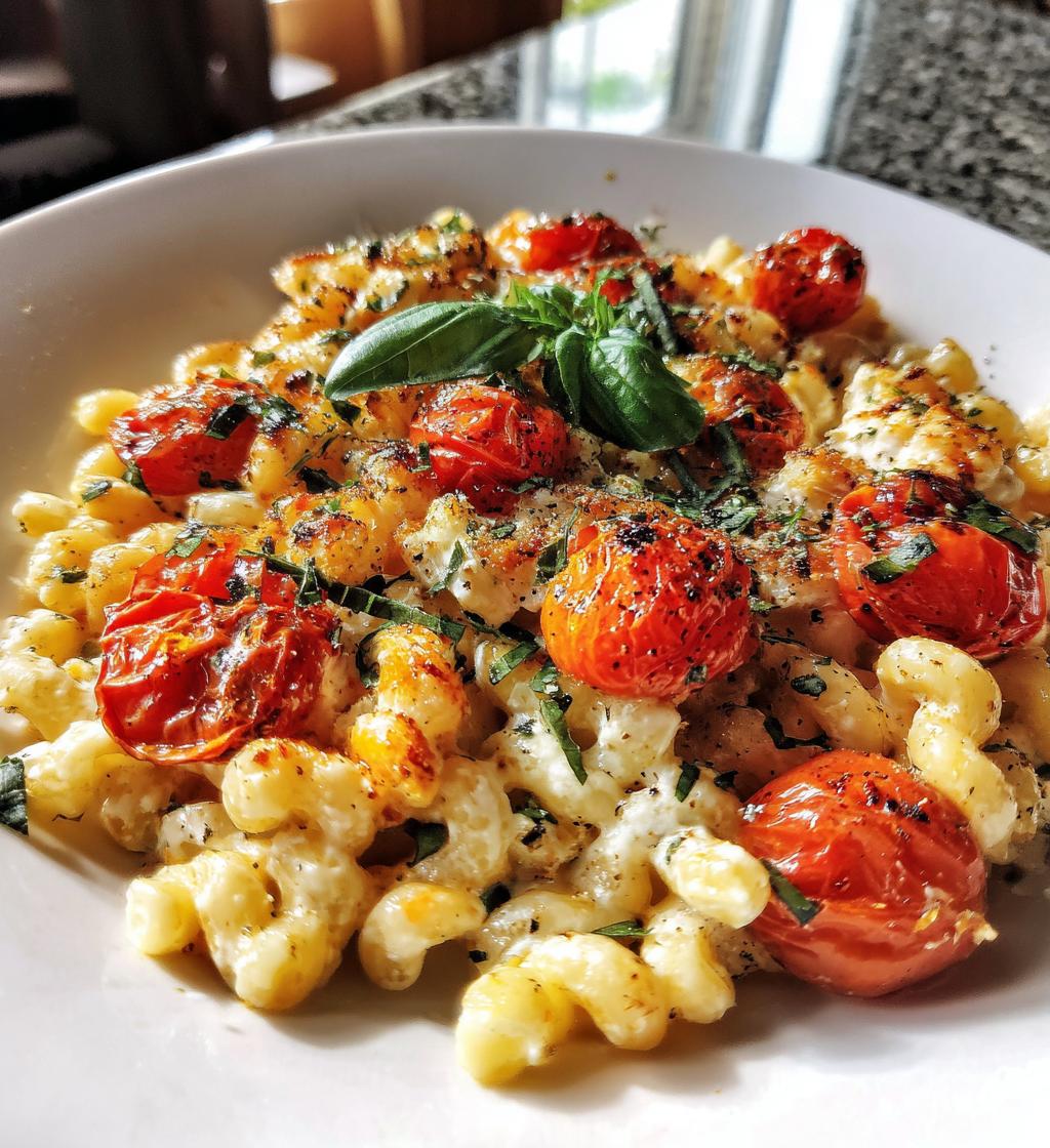 Gebakken Feta Pasta met Cherrytomaten