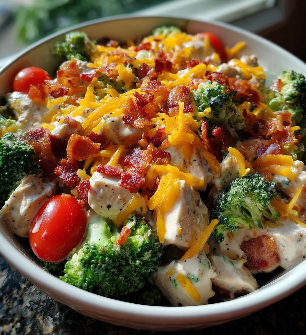 Gelaadde Kip & Broccoli Salade