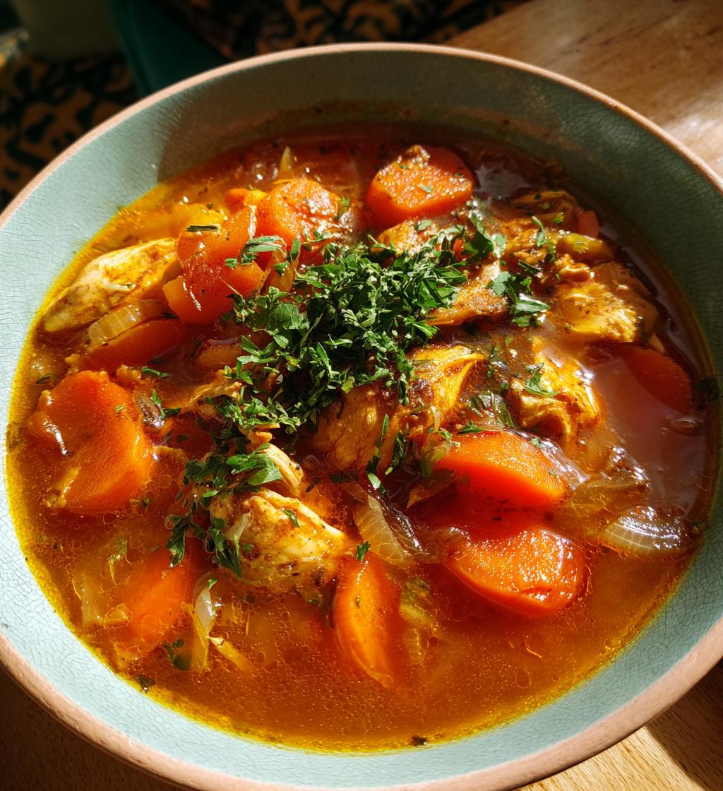 Gezonde Kippenstoofpot uit de Slowcooker