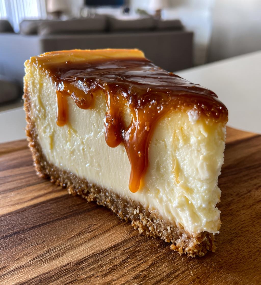 Gezouten Karamel Cheesecake
