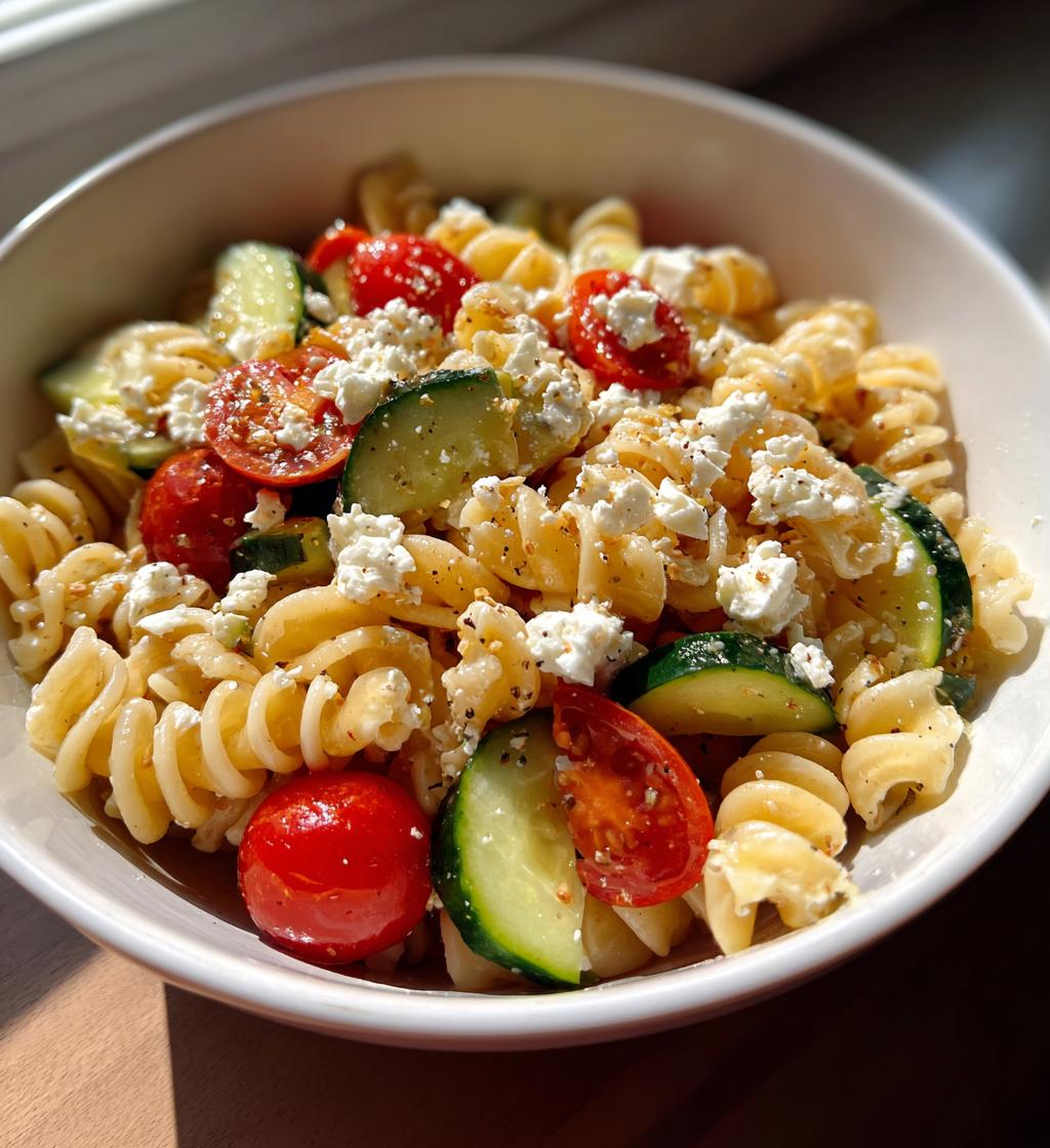 Griekse Pastasalade