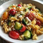Hoge-eiwit pasta salade