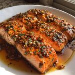 Honing-Knoflook Zalm