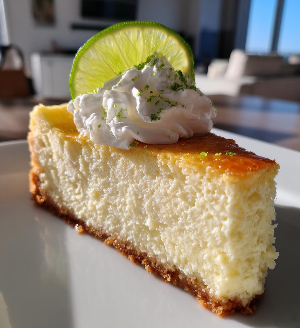 Key Lime Cheesecake - detail 1