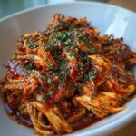 Kruidige Kip uit de Crockpot met BBQ-saus