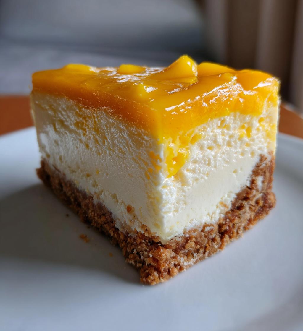 Mango Cheesecake - detail 1