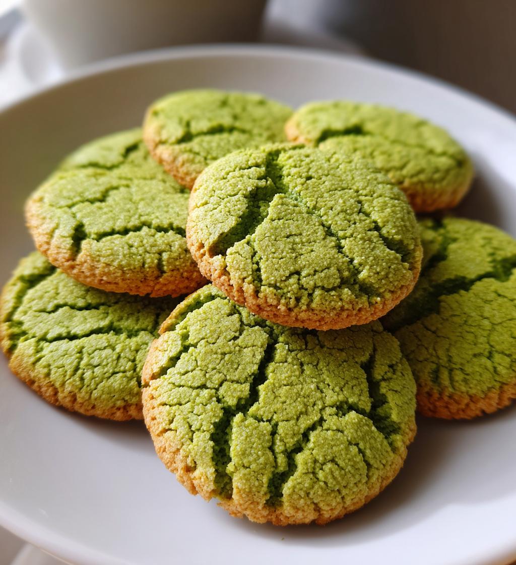 Matcha Groene Thee Koekjes