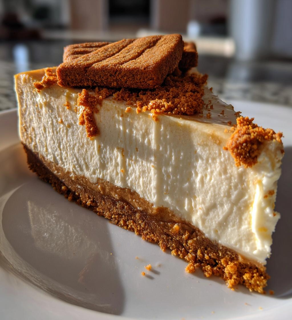 No-Bake Biscoff Cheesecake