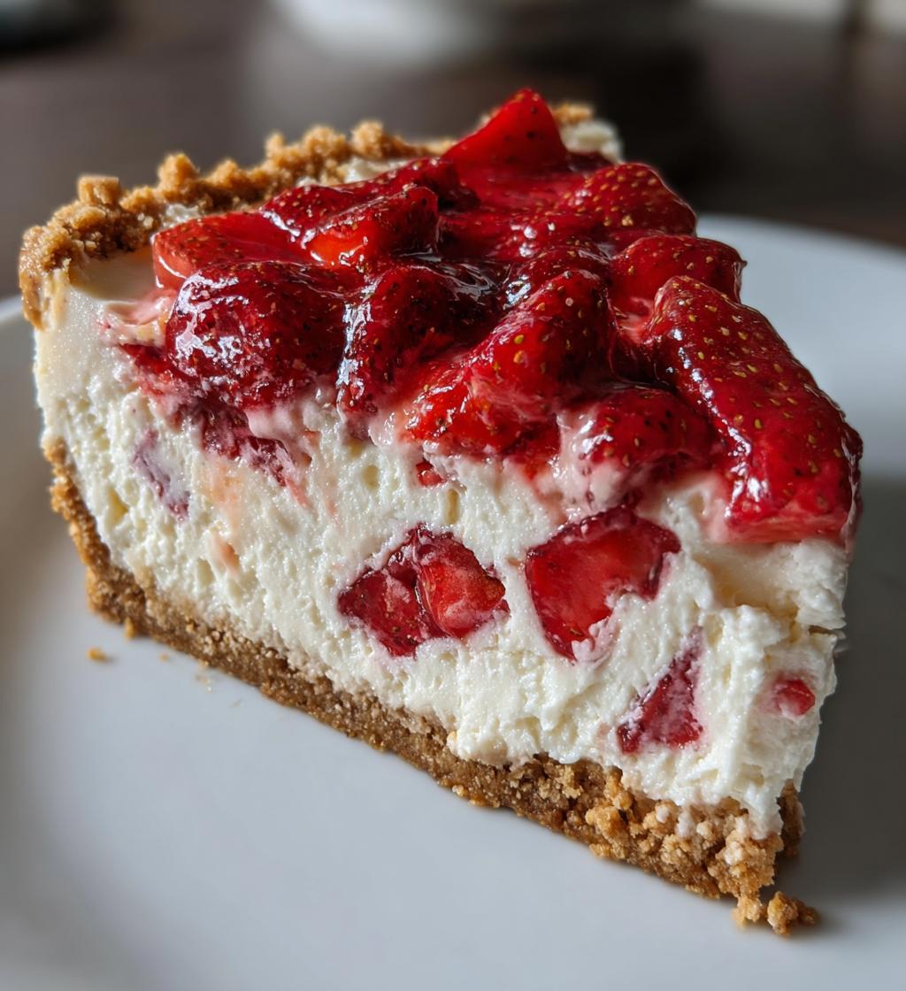 No-bake Aardbeien Cheesecake - detail 1