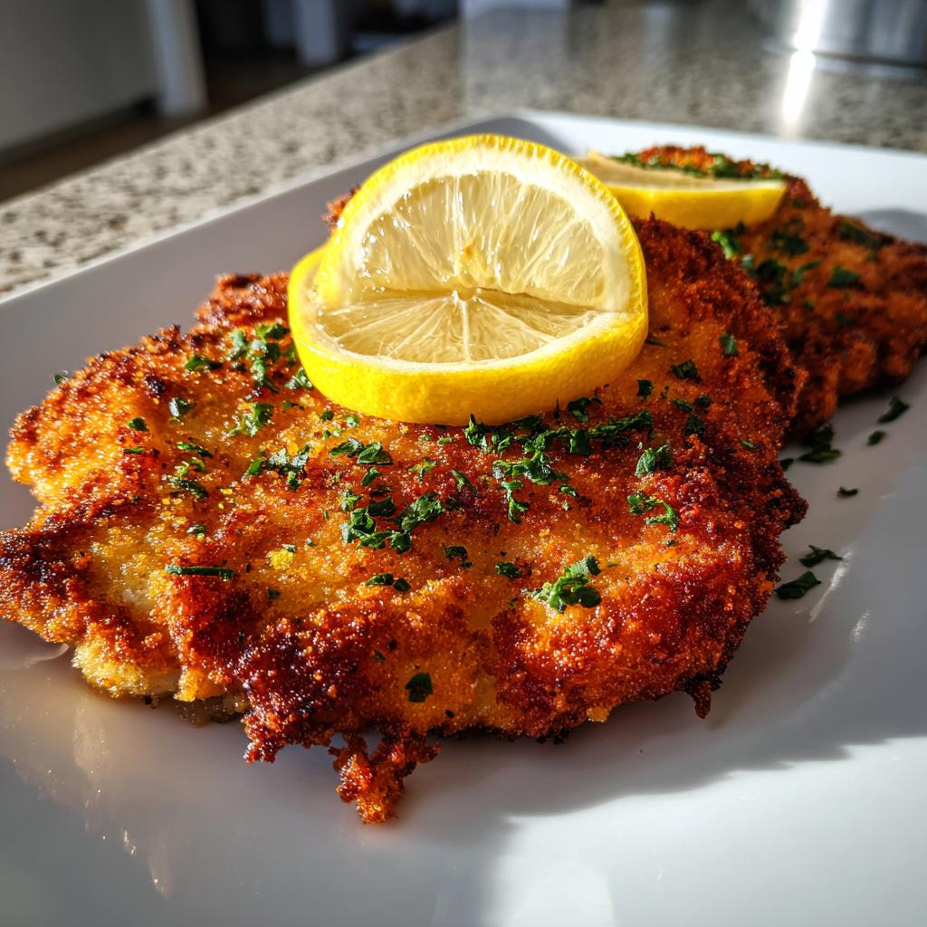 Oostenrijkse Schnitzel (met kip) - detail 1