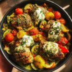 Pesto Kip & Groenteskillet met Burrata
