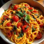 Romige Tomaat Basilicum Pasta