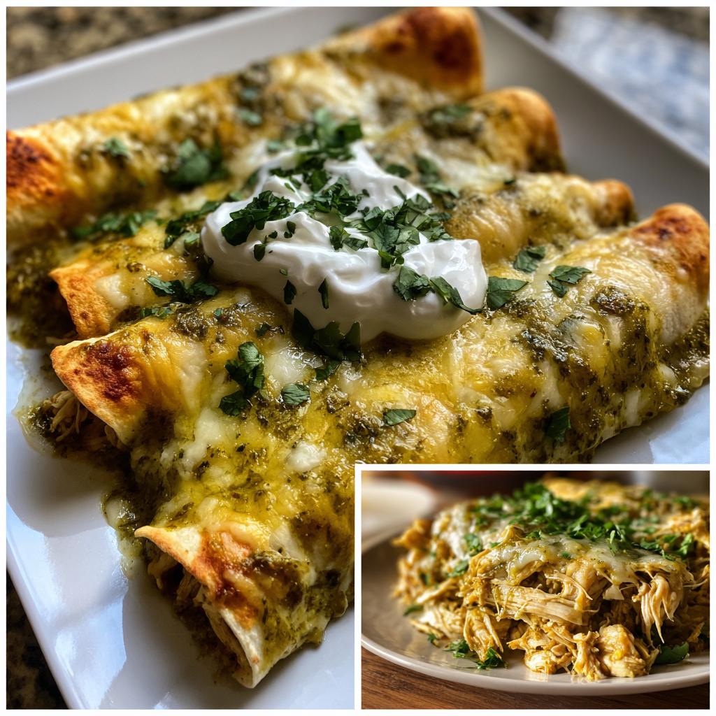 Salsa Verde Kip Enchiladas