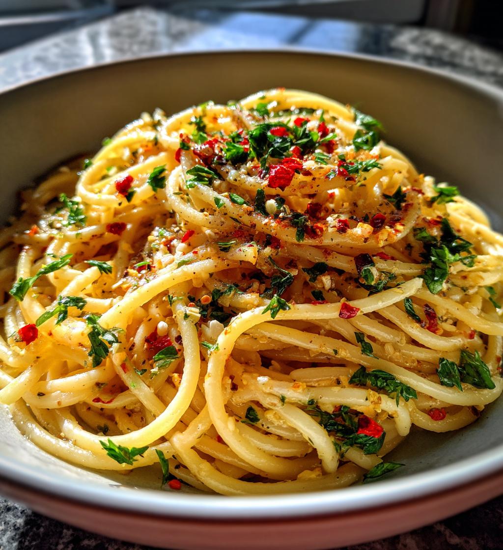Spaghetti Aglio e Olio - detail 1