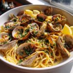 Spaghetti met venusschelpen