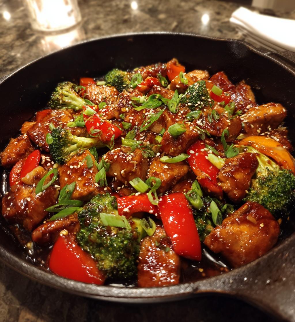 Teriyaki Kip Skillet Casserole