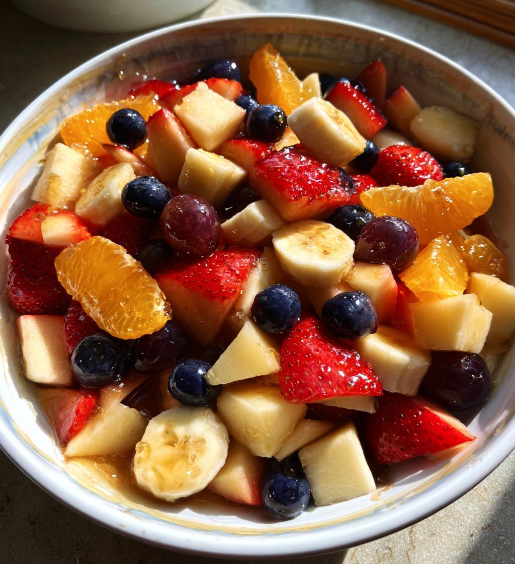 Verse fruitsalade - detail 1