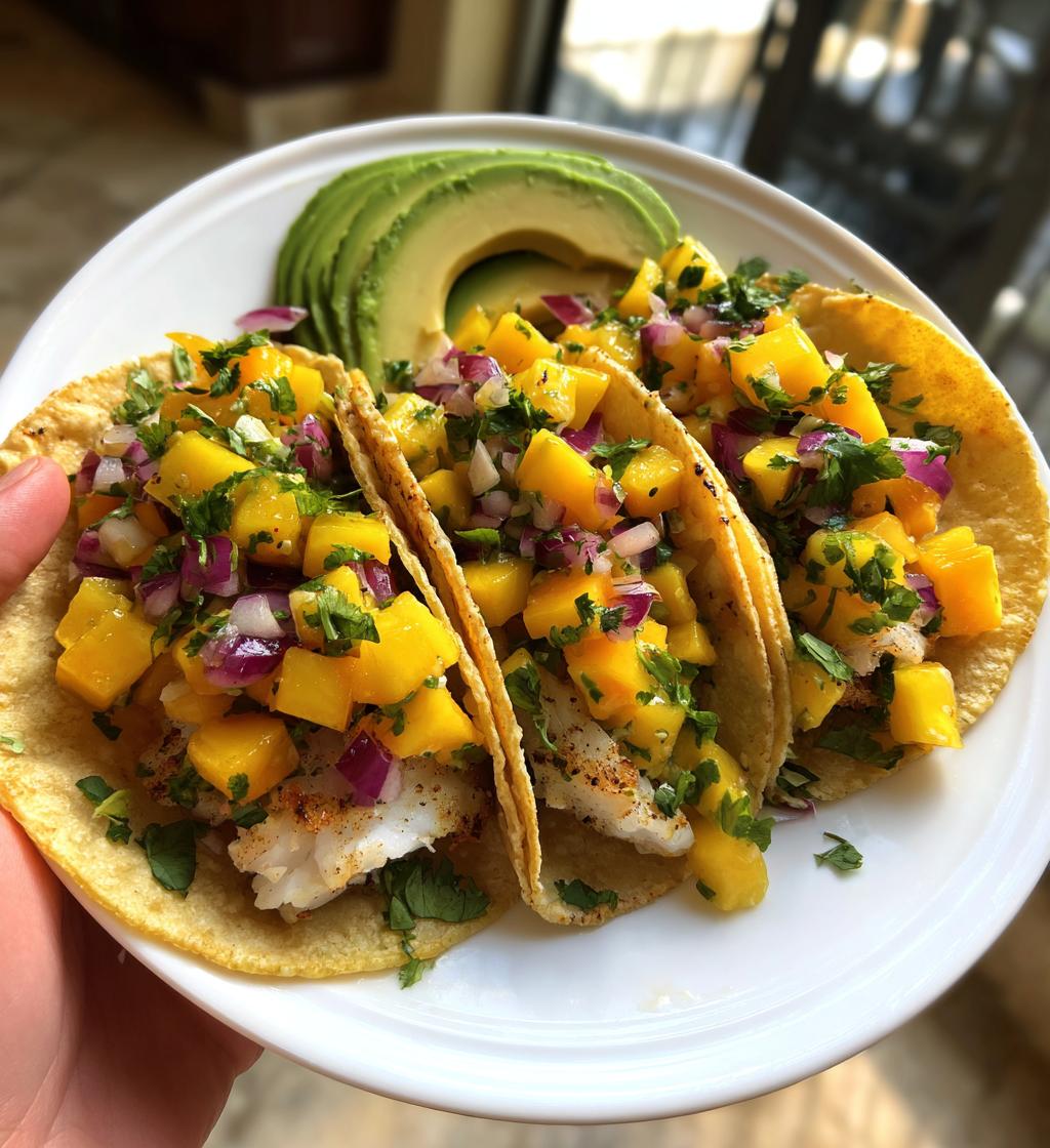 Vis Tacos met Mango Salsa - detail 1