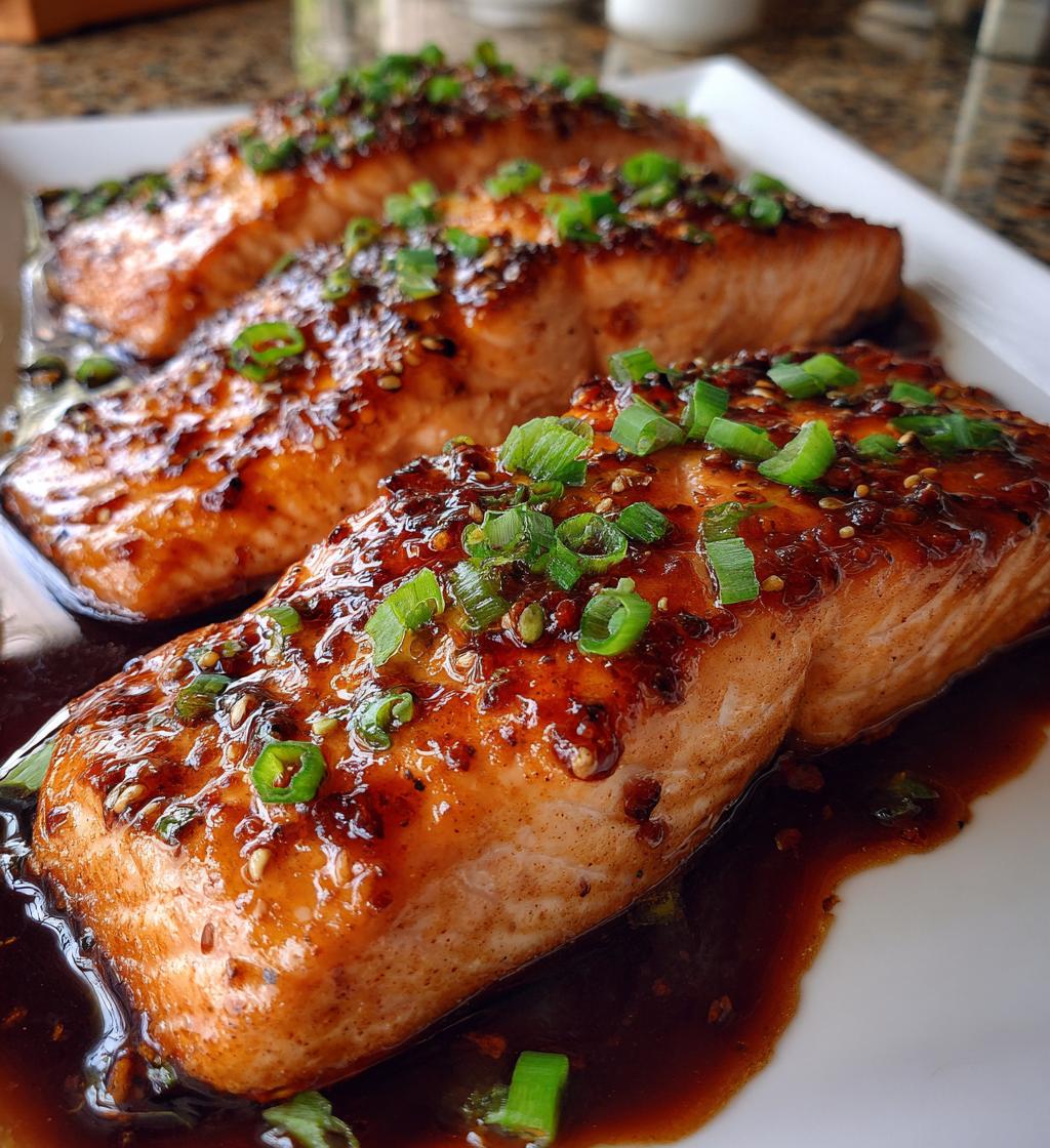 Zalm met Teriyakisaus - detail 1
