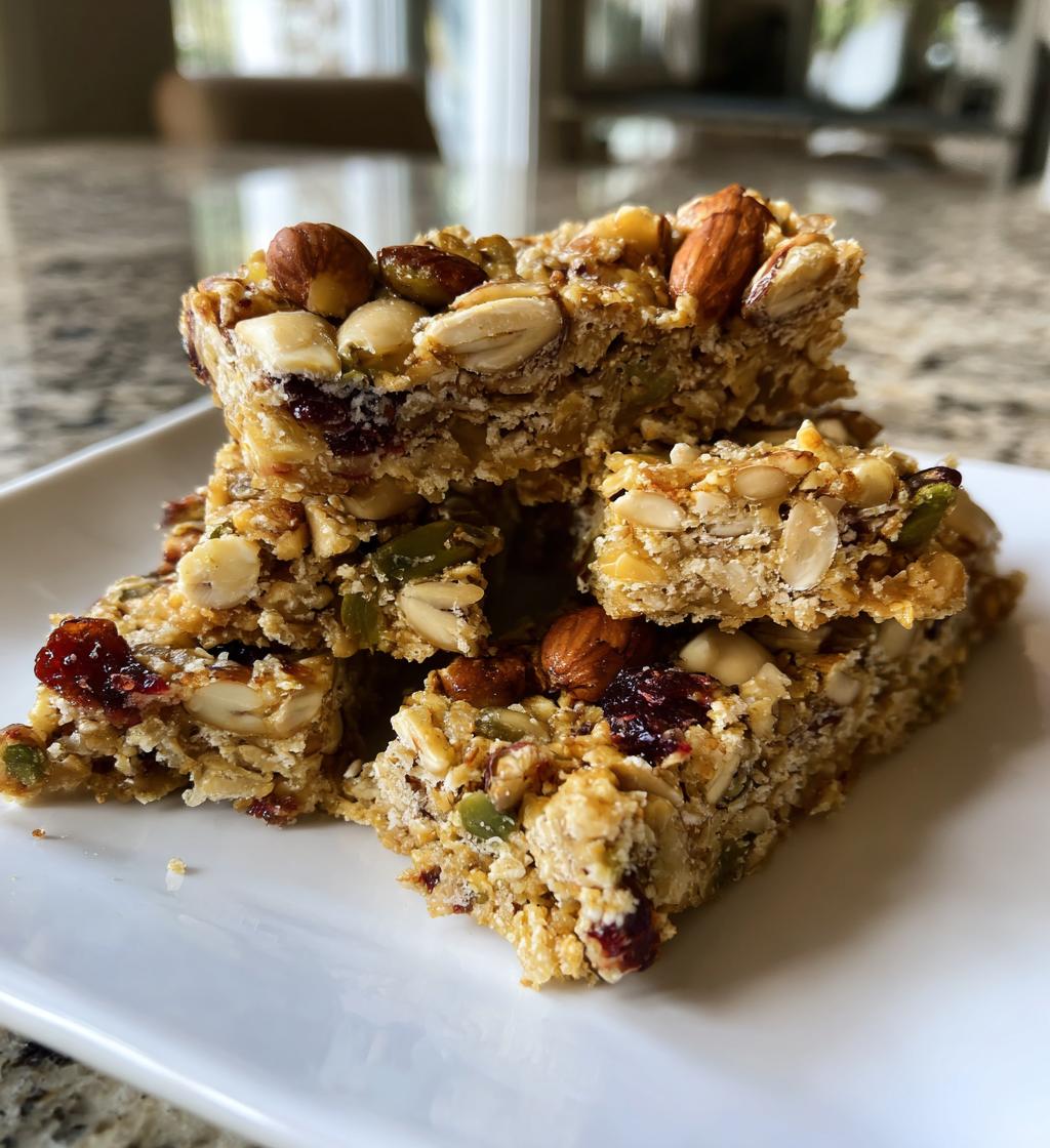 Zelfgemaakte granola repen - detail 1
