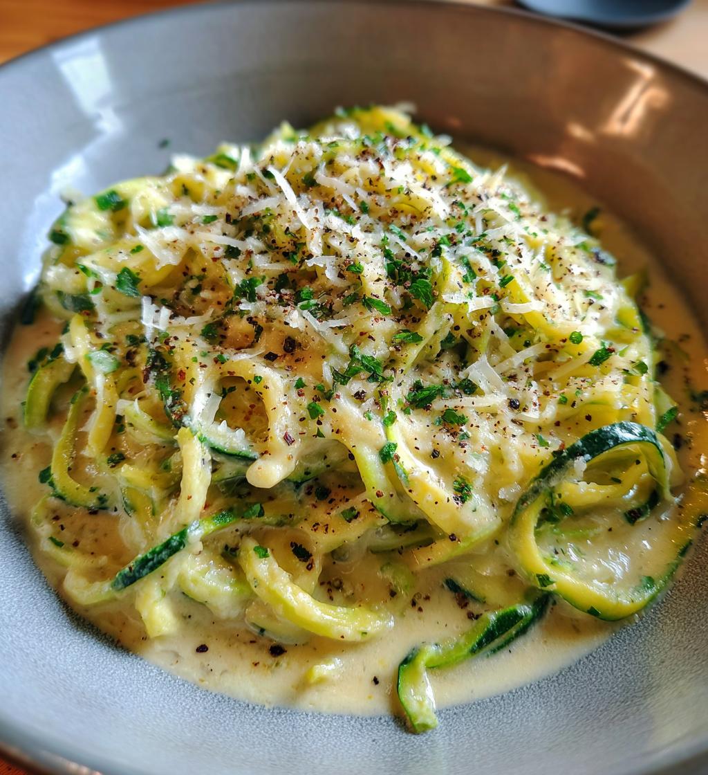 Zucchini Noodle Alfredo - detail 1
