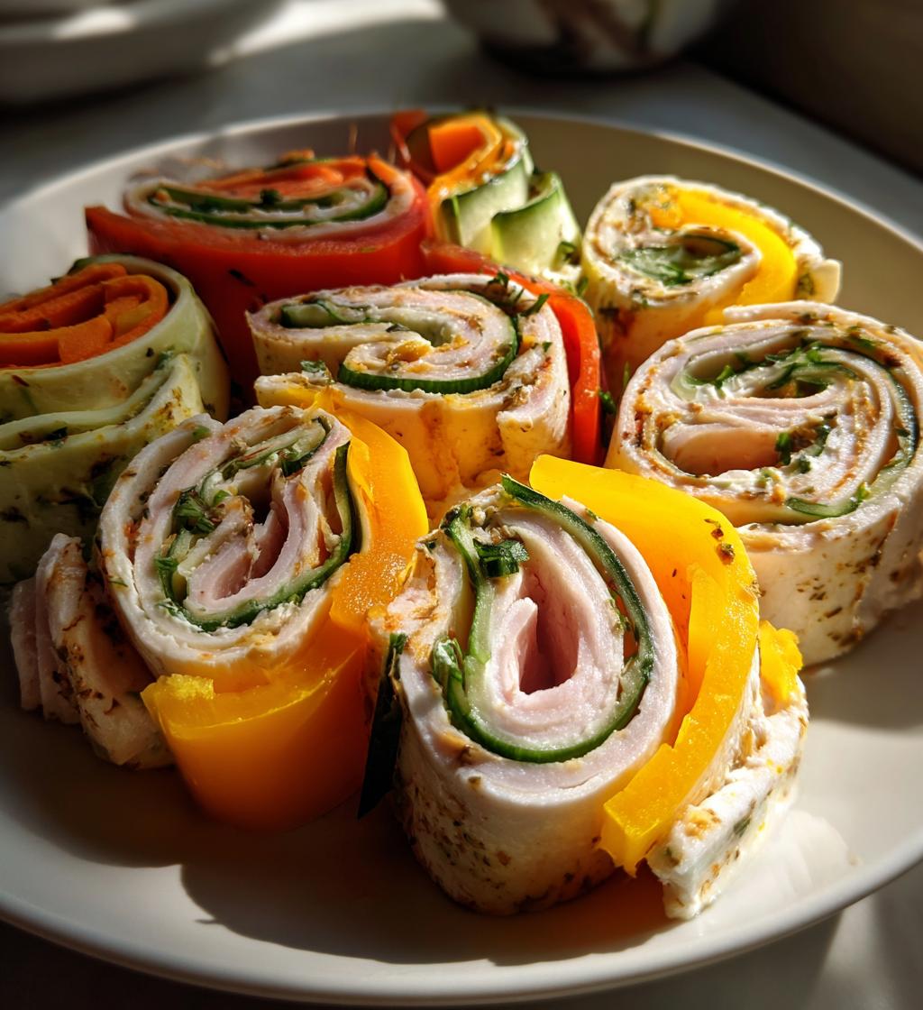 kalkoen roll-ups - detail 1