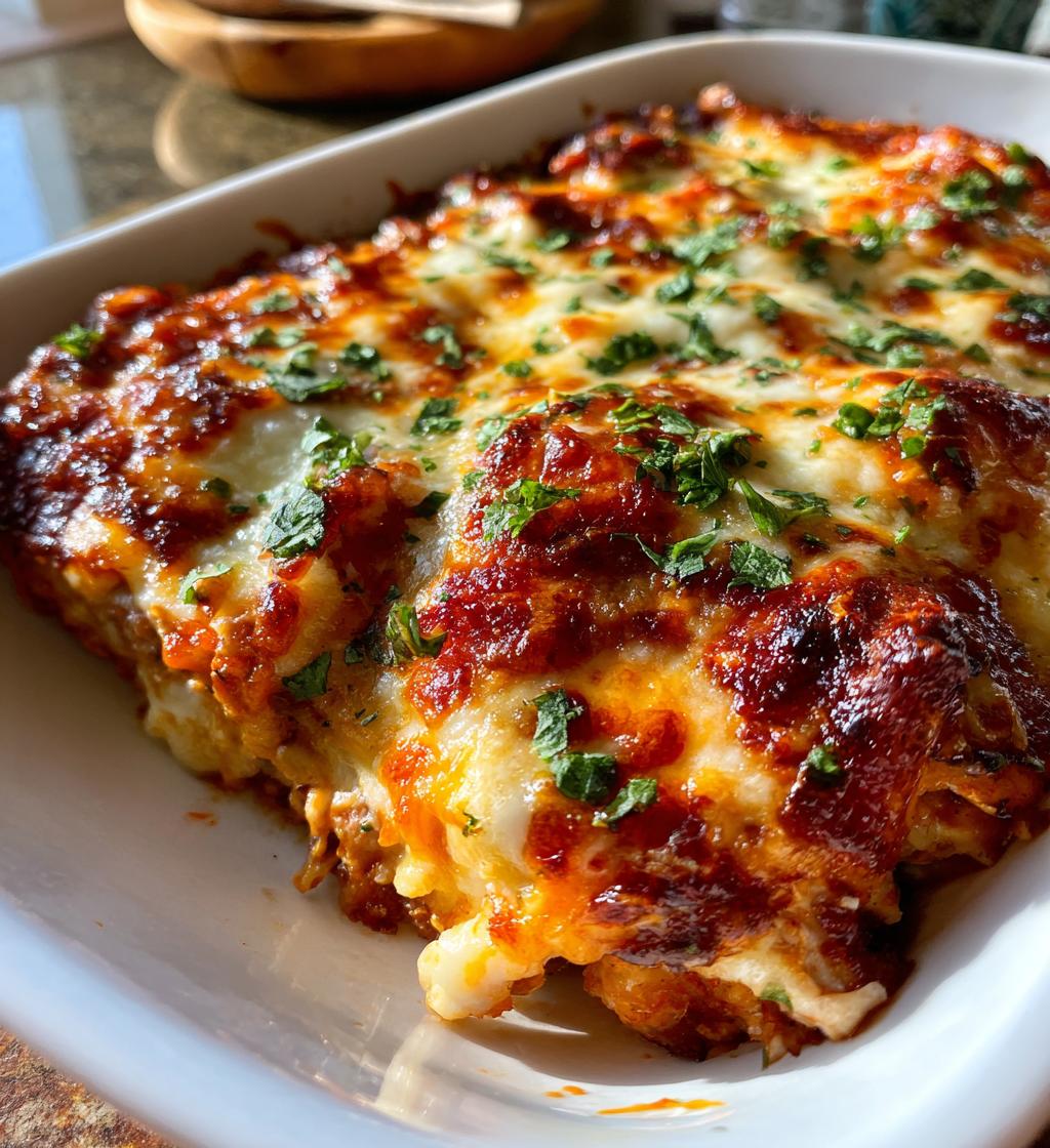 keto kip enchilada ovenschotel