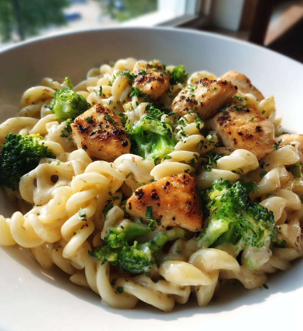 kip pasta broccoli - detail 1