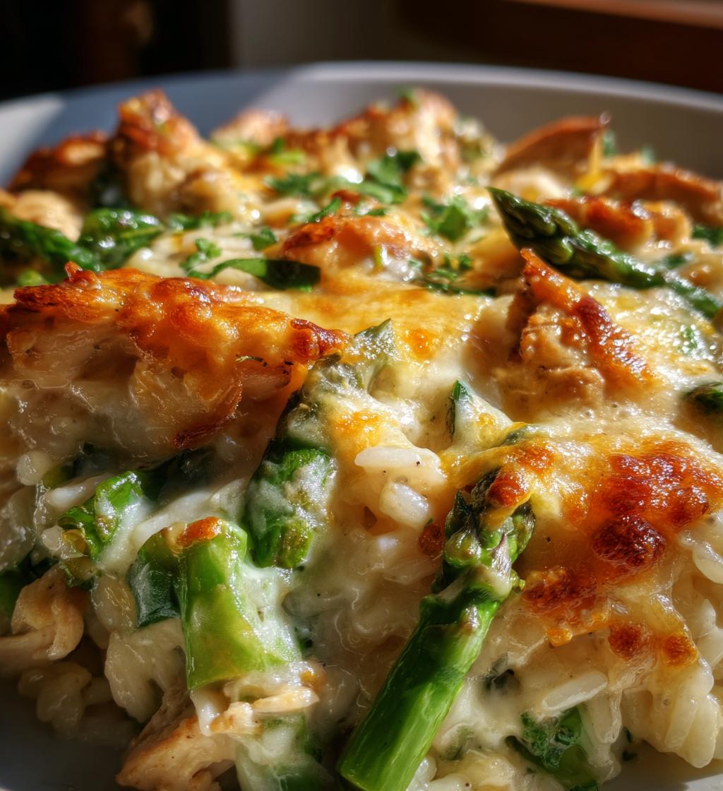kip rijst en asperge ovenschotel