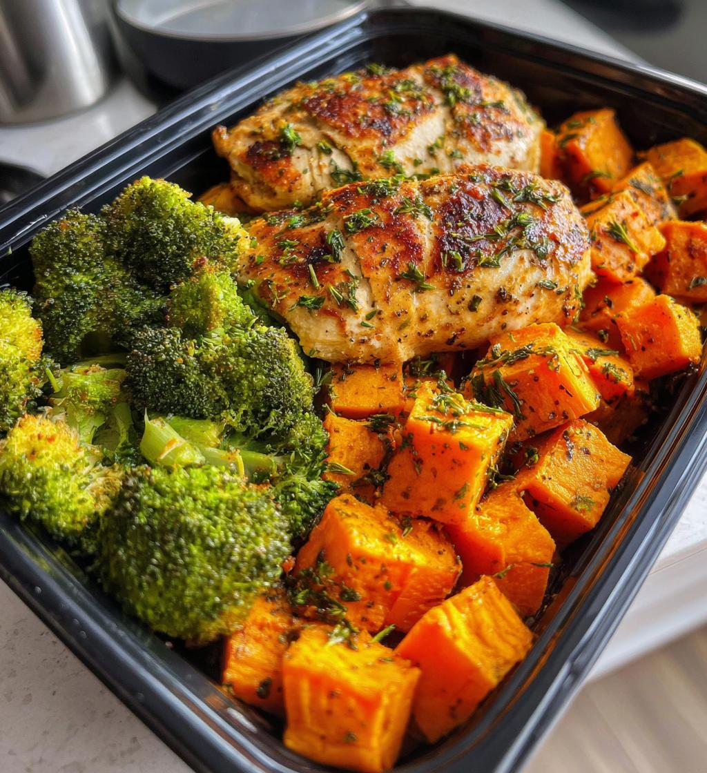 kip zoete aardappel meal prep
