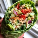 sla wrap kip salade