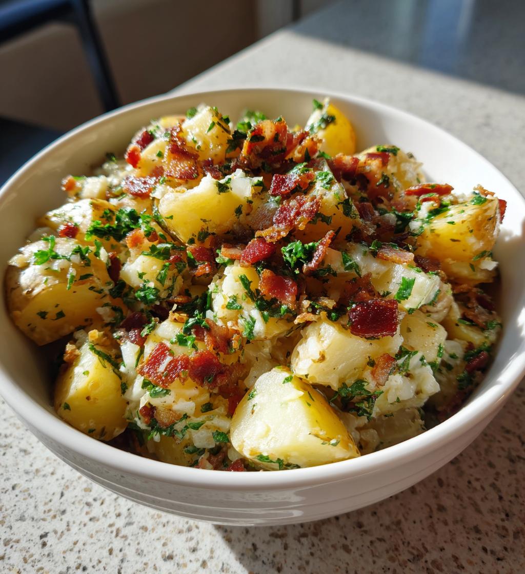 Aardappelsalade à la Julia Child