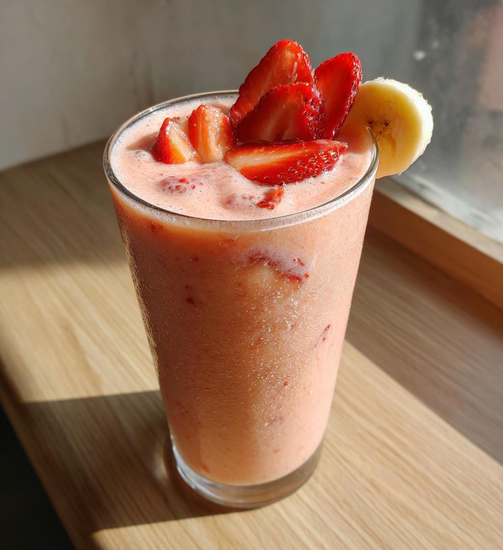Aardbei Banaan Smoothie